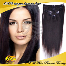 2014 neue Ankunft Großhandel Haar Fabrik Günstigen Preis 100% Remy Human Clip In Haarverlängerung